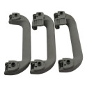Kit 3 Puxador Alça Pqp Teto Volkswagen Santana 2003 Original Cinza