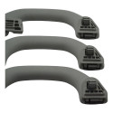 Kit 3 Puxador Alça Teto Pqp Vw Jetta 2014 Original Preto