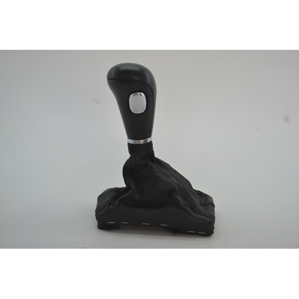 Manopla Com Coifa Cambio Automatico Audi A6 2005 Original Preto