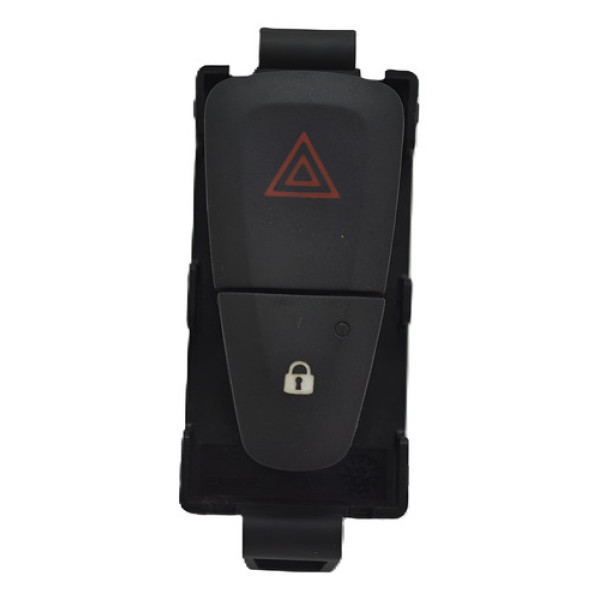 Botão Pisca Alerta Trava Destrava Sandero 2021 Logan Origina - Preto