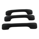 Kit 3 Puxador Alça Teto Pqp Sandero 2020 Logan Original Preto