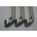 Kit 3 Puxador Alça Pqp Teto Subaru Impreza 2010 Original Cinza