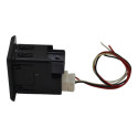 Entrada Conector Usb Auxiliar Nissan Kicks 2024 Original - Preto
