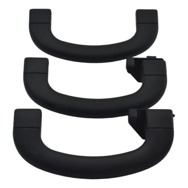 Kit 3 Puxador Alça Teto Pqp Fastback 2023 Original Preto