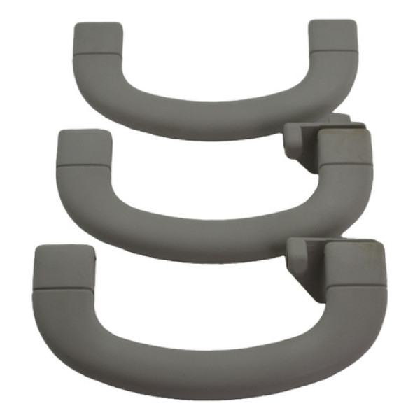 Kit 3 Puxador Alça Teto Pqp Fiat Cronos 2019 Argo Original Bege