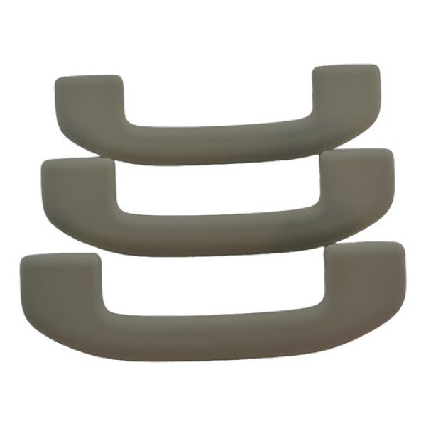 Kit 3 Puxador Alça Teto Pqp Grand Livina 2012 Original Bege