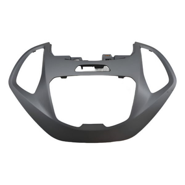 Moldura Central Painel Difusor Radio Ford Ka 2016 Original Cinza-escuro