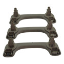 Kit 3 Puxador Alça Teto Pqp Renault Megane 2009 Original