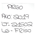 Par Moldura Friso Acabamento Painel Argo Cronos Original