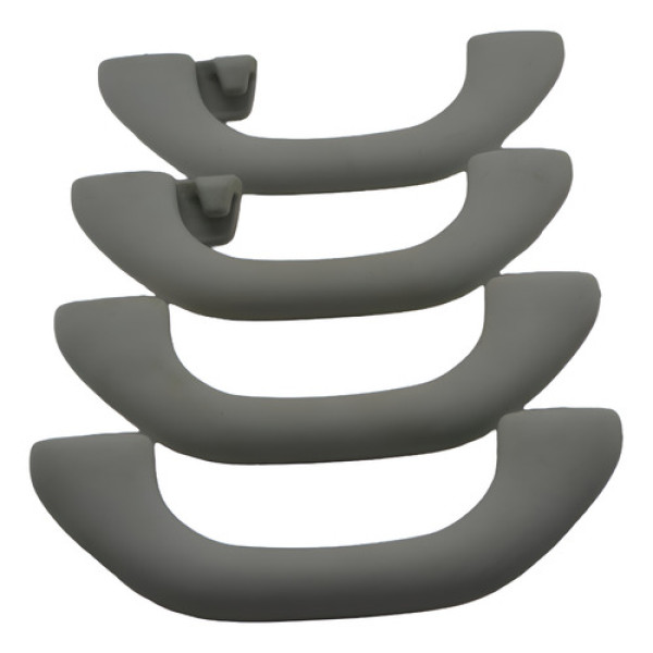 Kit 4 Puxador Alça Teto Pqp Vw Golf 2000 Bora Original - Cinza