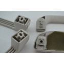 Kit 3 Pqp + Porta Oculos Teto Grand Siena 2015 Original