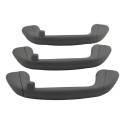 Kit 3 Puxador Alça Apoio Teto Pqp Etios 2013 Original Cinza