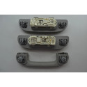 Kit 3 Puxador Alça Teto Pqp C/iluminação Compass 2022 Origin Cinza