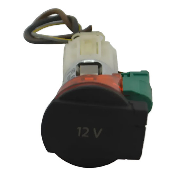 Tomada Energia 12v Volkswagen Fox 2010 A 2016 Original Preto