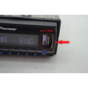 Radio Som Original Pioneer  C/usb Auxiliar Mvh-358bt Preto