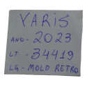 Moldura Retrovisor Interno Toyota Yaris 2023 Original