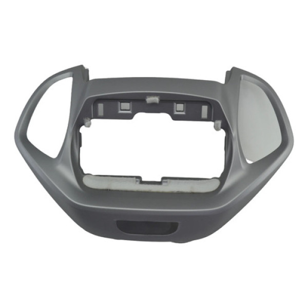 Moldura Rádio Painel Central Ford Ka 2020 Original Prateado