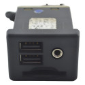Entrada Conector Usb Auxiliar Chevrolet Corvette 2014 Origin - Preto