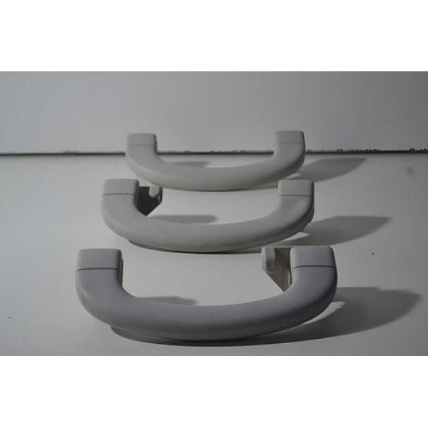 Kit 3 Puxador Alça Teto Pqp Fiat Stilo 2008 Original Cinza