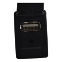 Entrada Conector Usb Auxiliar Painel Yaris 2019 Origina Preto