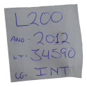Botão Comando Pisca Alerta Painel L200 2012 Origin Vermelho