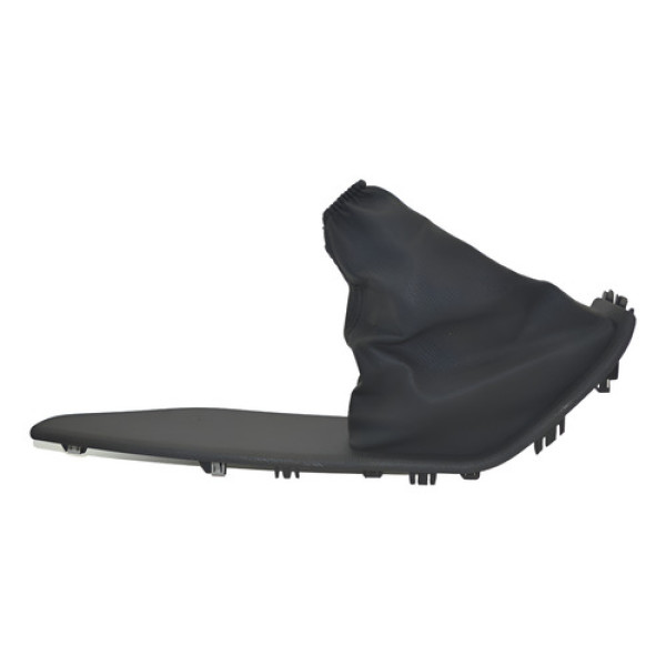 Moldura Com Coifa Freio Mão Ford Focus 2017 Original Preto