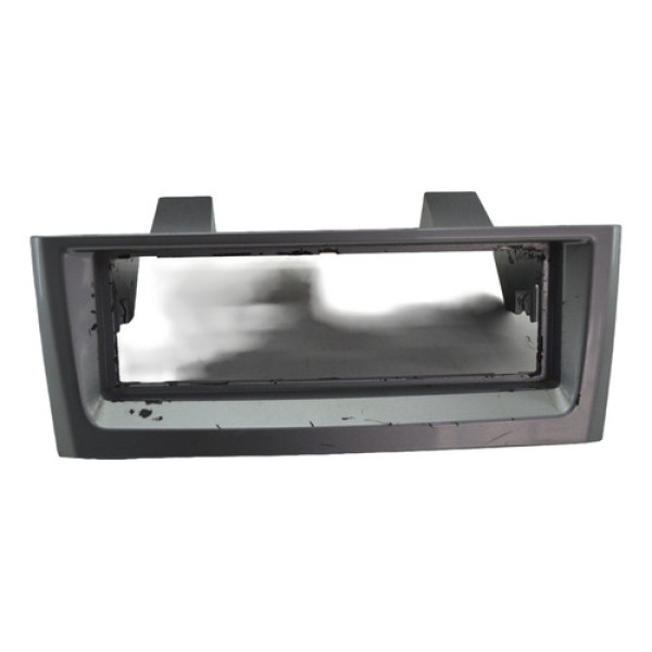 Moldura Radio Som Central Painel Punto 2011 Original Prateado