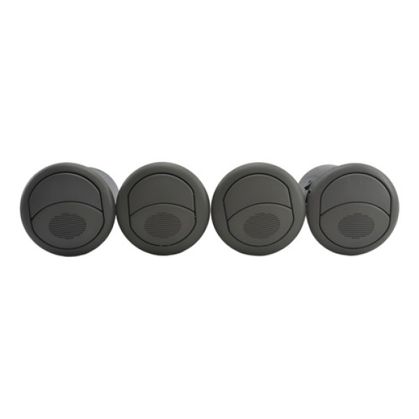 Kit Com 4 Difusor Saida Ar Painel Fiat Doblo 2013 Original