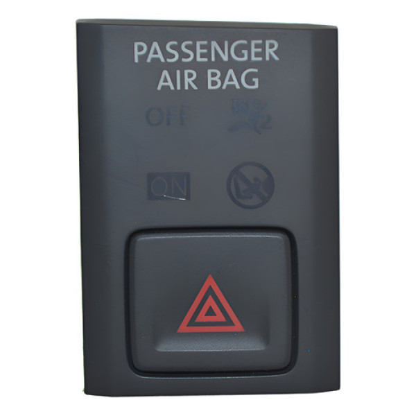 Botão Pisca Alerta Painel Volkswagen Tiguan 2021 Original - Preto Botão Pisca Alerta Painel Volkswagen Tiguan 2021 Original - Preto