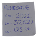 Quebra Sol Lado Esquerdo C/iluminação Renegade 2021 Original