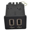 Entrada Conector Duplo Usb Ford Ka 2019 Original