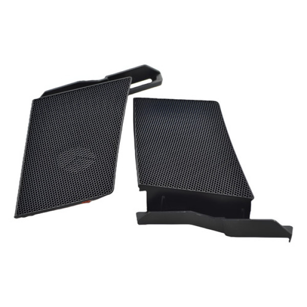 Par Tela Alto Falante Painel Toyota Yaris Xs 2023 Original Preto