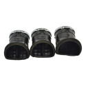 Kit 3 Difusor Saida Ar Central Painel Gm Captiva 2012 Origin