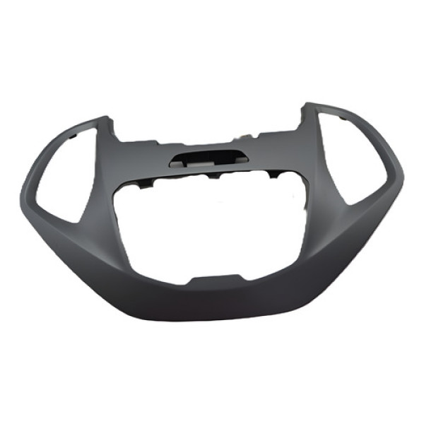 Moldura Central Painel Radio Difusor Ford Ka 2018 Original - Prateado