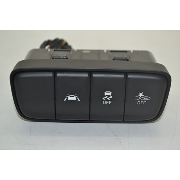 Botão Off Controle Tração Hyundai Hb20 2022 Original Preto