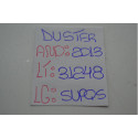 Par Presilha Suporte Quebra Sol Renault Duster 2013 Original