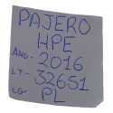 Tampa Porta Luvas Objeto Painel Pajero Hpe 2016 Original