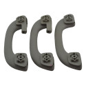Kit 3 Puxador Alça Pqp Teto Peugeot 2008 2012 Original