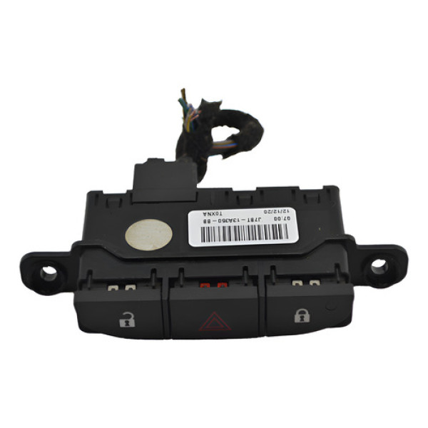 Botão Trava Destrava Pisca Alerta Ford Ka 2021 Original Preto