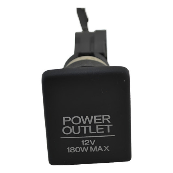 Tomada Conector Energia 12v Console Honda Wrv 2018 Original - Preto