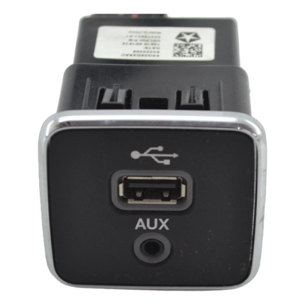 Entrada Conector Usb Auxiliar Argo 2019 Cronos Original Preto