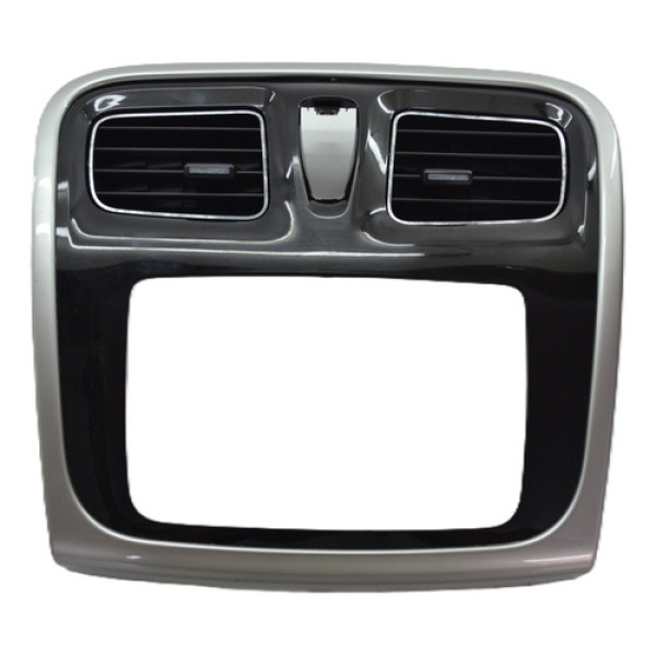 Moldura Central Painel C/difusor Logan 2014 Sandero Original