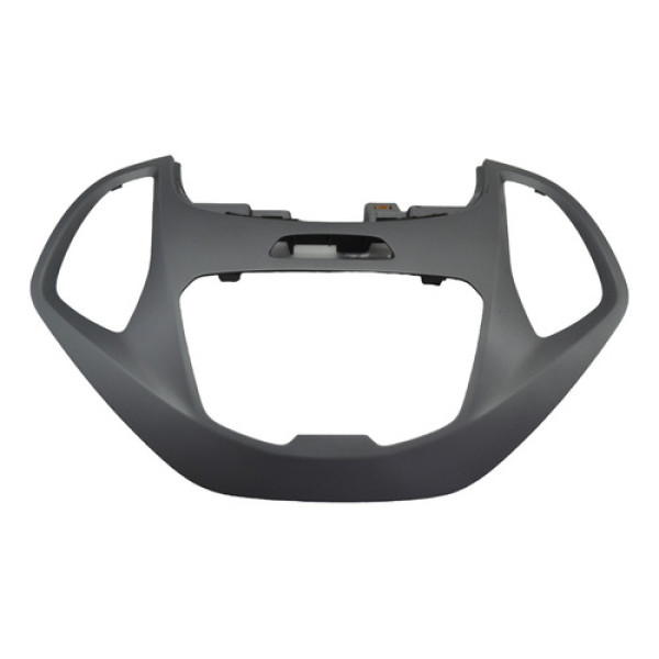 Moldura Radio Painel Central Ka 2017 Original Prateado