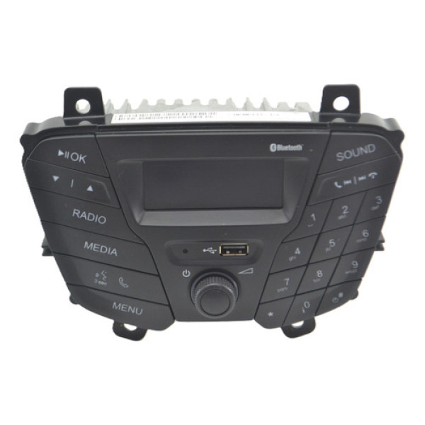 Frente Radio Som C/usb Bluetooth Ford Ka 2017 Original