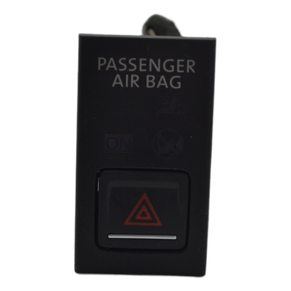 Botão Pisca Alerta Painel Volkswagen Jetta 2017 Original Preto