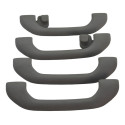 Kit 4 Puxador Alça Teto Pqp Pajero Hpe 2004 Original Cinza