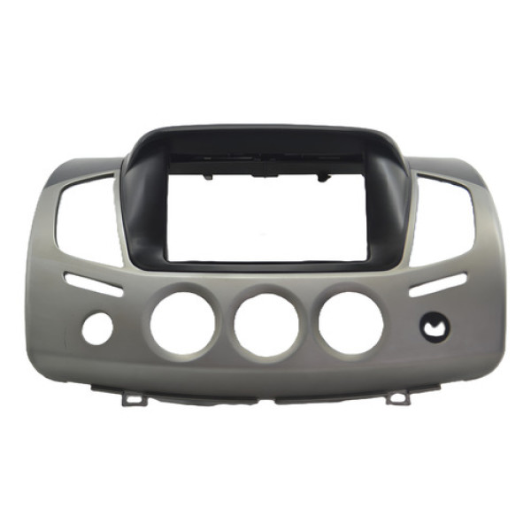 Moldura Central Painel Mitsubishi L200 2012 Original Preto/cinza