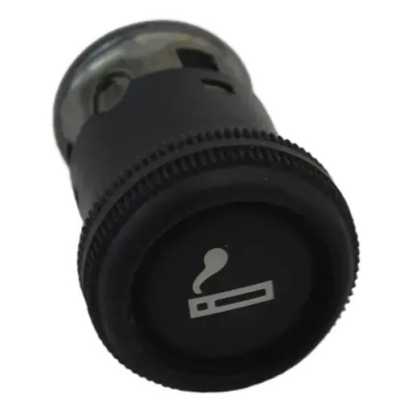 Acendedor Cigarro Ford Courier 2005 Fiesta Original Preto
