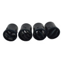 Kit Com 4 Difusor Saida Ar Painel Fiat Doblo 2002 Original
