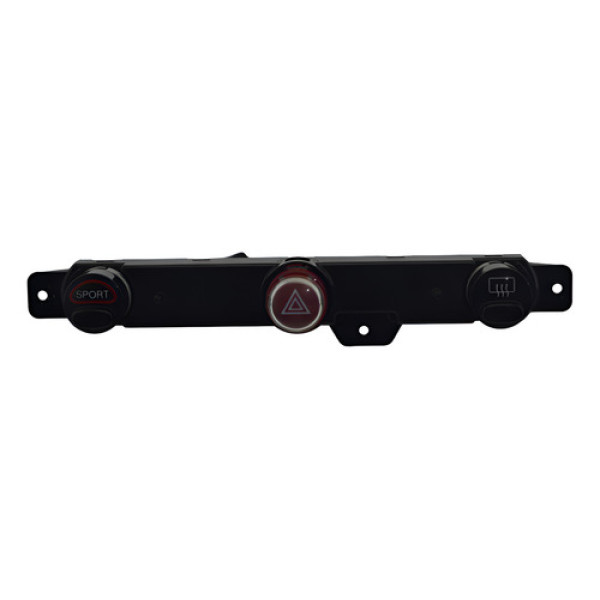 Botão Pisca Alerta Sport Desembaçador Fiat 500 2014 Original Preto